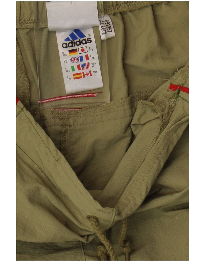 Pantaloni de trening Capri ADIDAS pentru baieti 15-16 ani Poliamida verde
