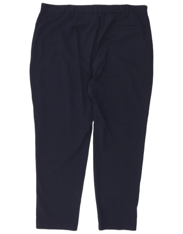 Pantaloni chino crop pentru femei Marks & Spencer UK 18 XL W36 L26 bleumarin