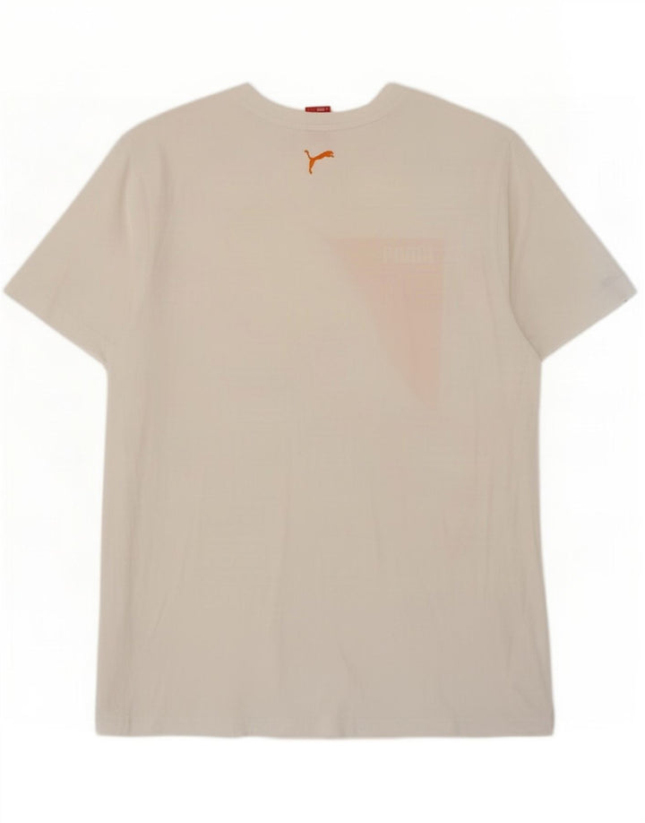 Tricou grafic Puma pentru bărbați Top Large White