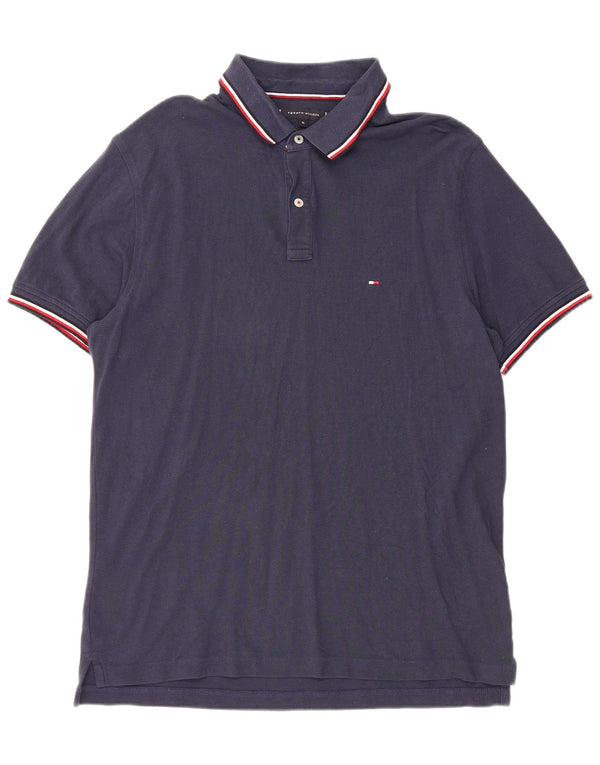 Cămașă polo Tommy Hilfiger pentru bărbați, slim, bumbac, albastru marin