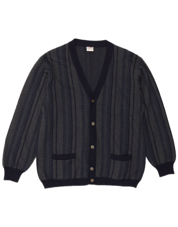 Cardigan pentru bărbați Bernardini Pulover Mic Bleumarin Geometric