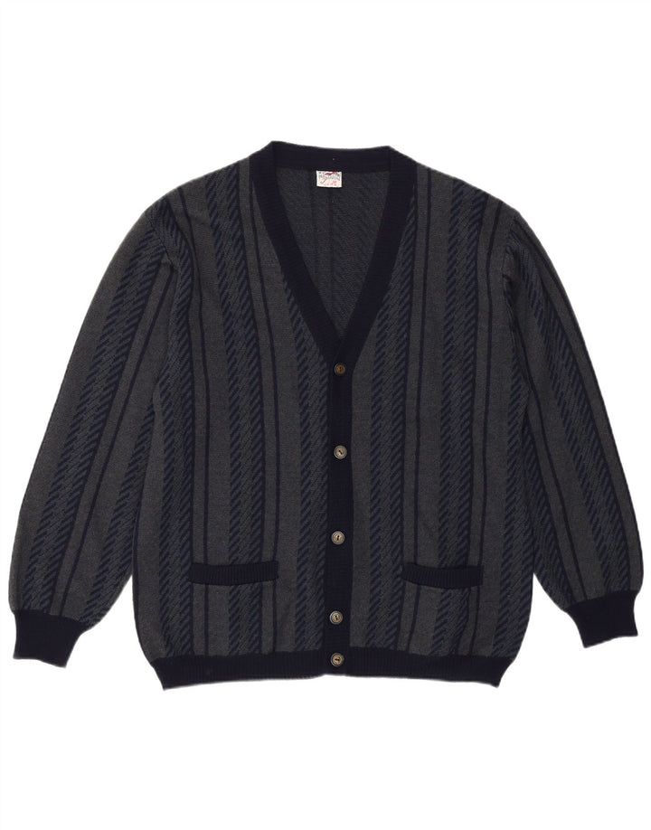 Cardigan pentru bărbați Bernardini Pulover Mic Bleumarin Geometric