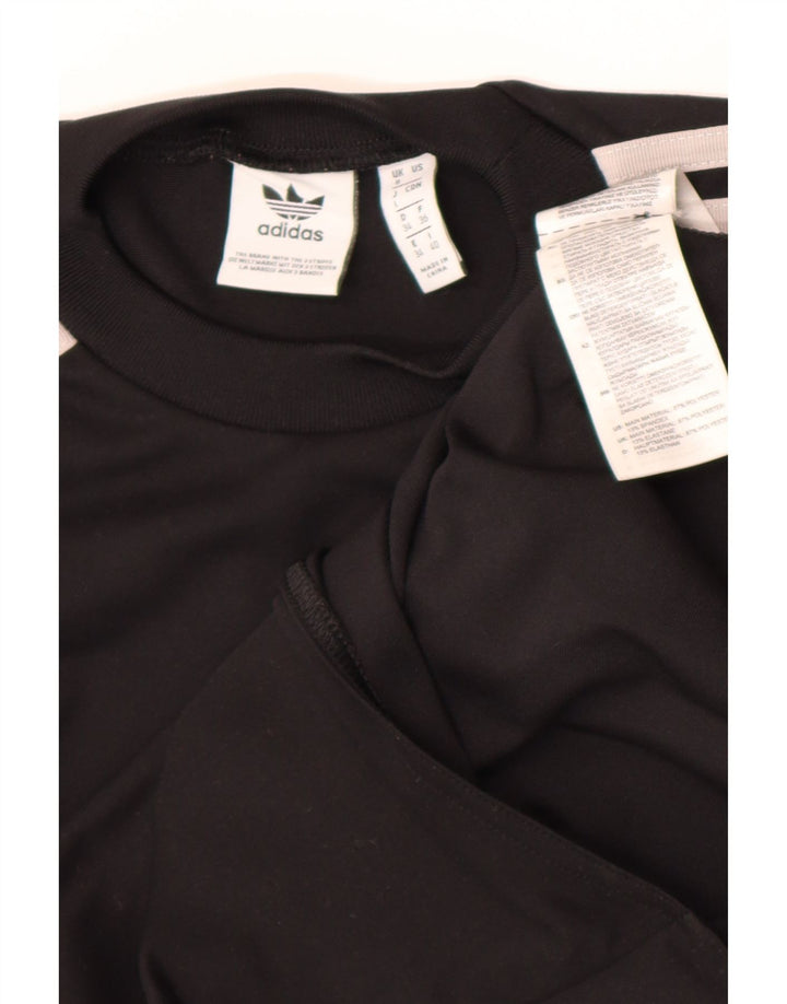 Body cu mânecă lungă pentru femei Adidas UK 8 Poliester negru mic