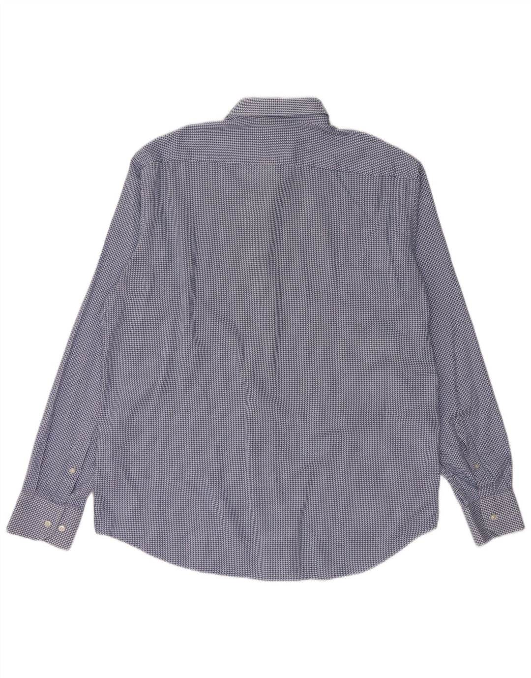 Cămașă pentru bărbați HUGO BOSS, cu tăiere obișnuită, mărimea 44 17 1/2 XL, bumbac cu picior de găină albastru