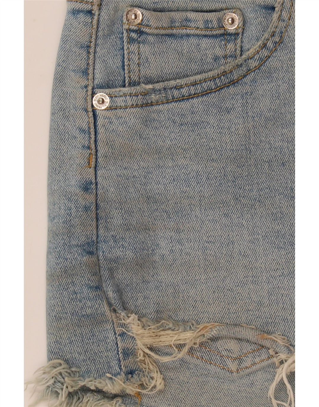 Pantaloni scurți din denim pentru femei Zara EU 38 Small W28 Blue