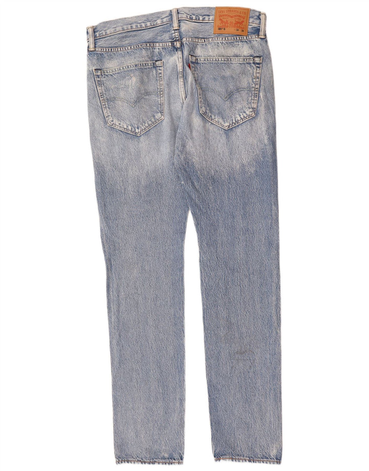 Blugi drepti pentru bărbați Levi's 501 W34 L34 Bumbac albastru