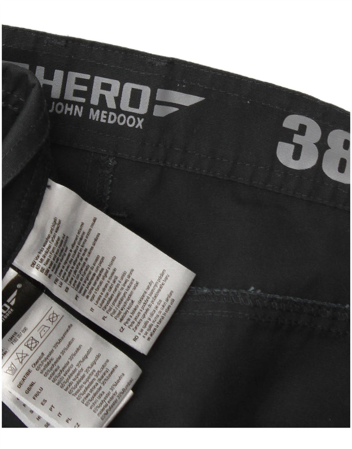 Pantaloni scurți cargo pentru bărbați Hero By John Medoox W38 XL poliester gri
