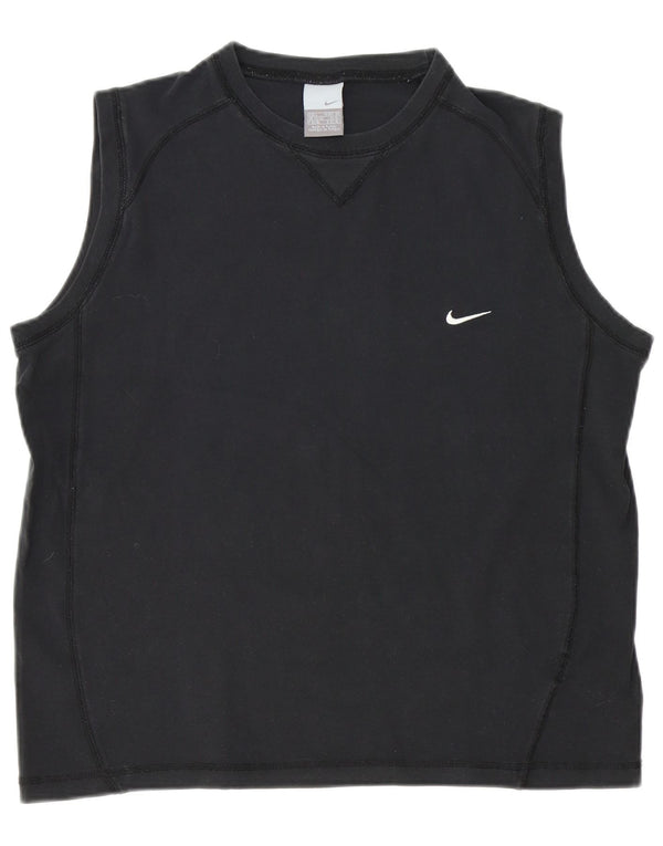 Vestă pentru bărbați Nike UK 42/44, mare, negru, bumbac