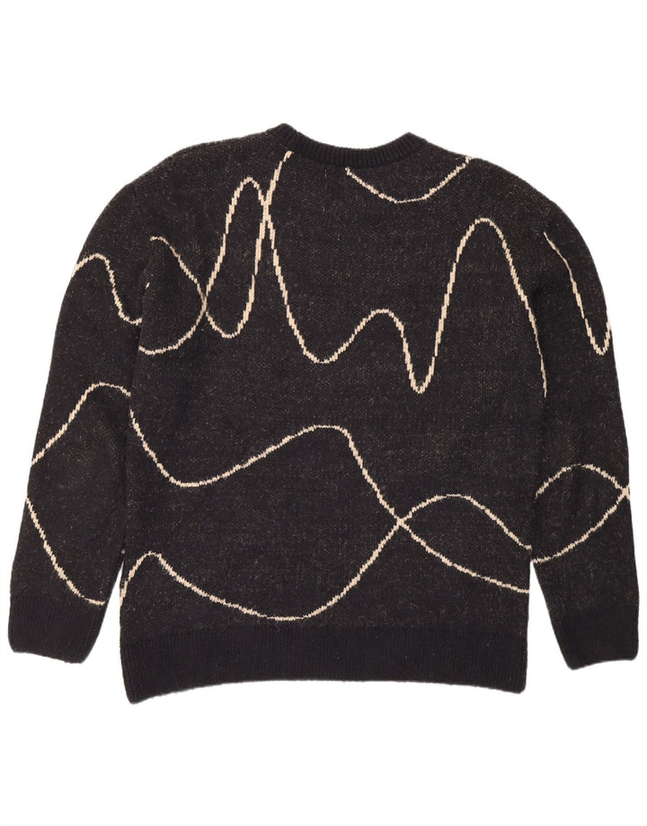 Pulover pentru bărbați Zara, cu gât crew, XL, cu dungi negre