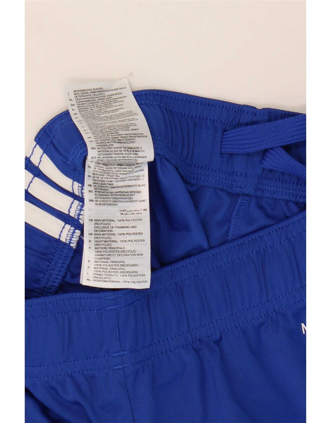 Pantaloni scurți sport Aeroready Adidas pentru băieți 9-10 ani, poliester albastru
