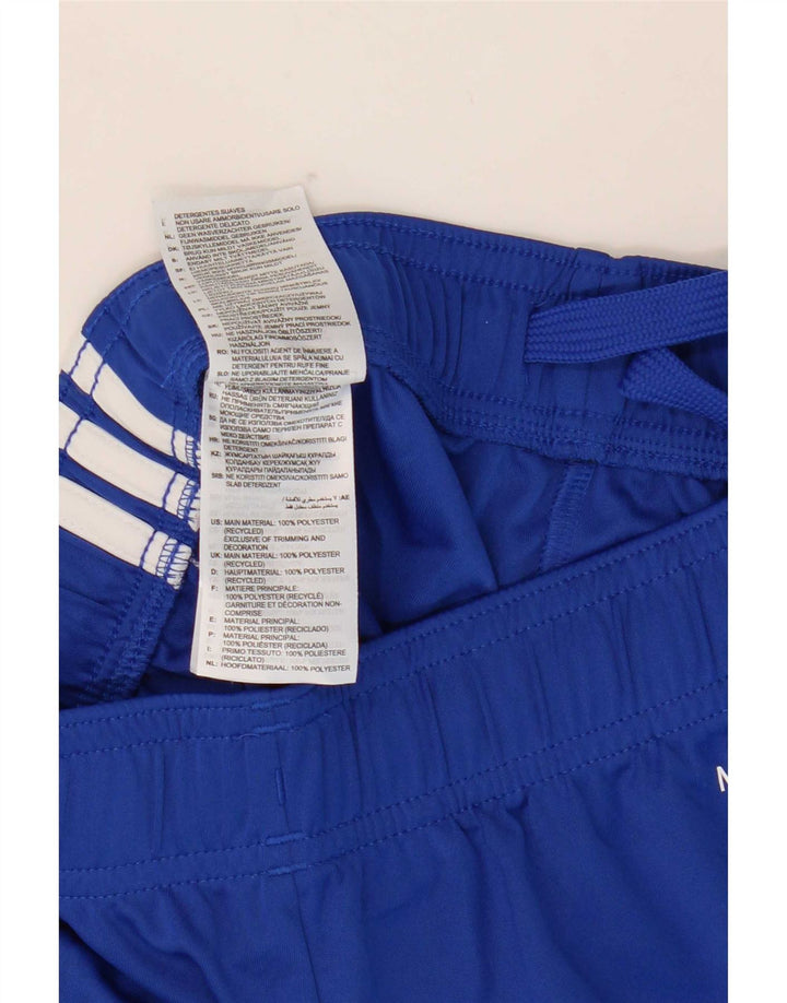 Pantaloni scurți sport Aeroready Adidas pentru băieți 9-10 ani, poliester albastru