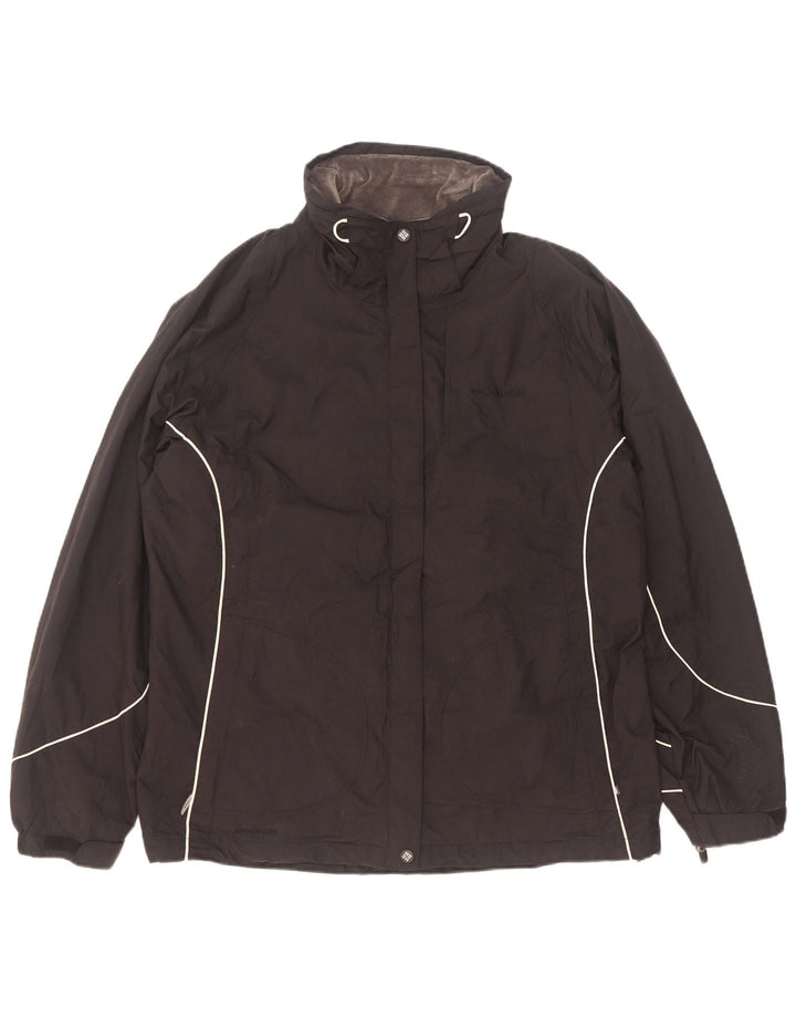 Jachetă de ploaie Columbia pentru femei UK 16, mare, negru, nailon