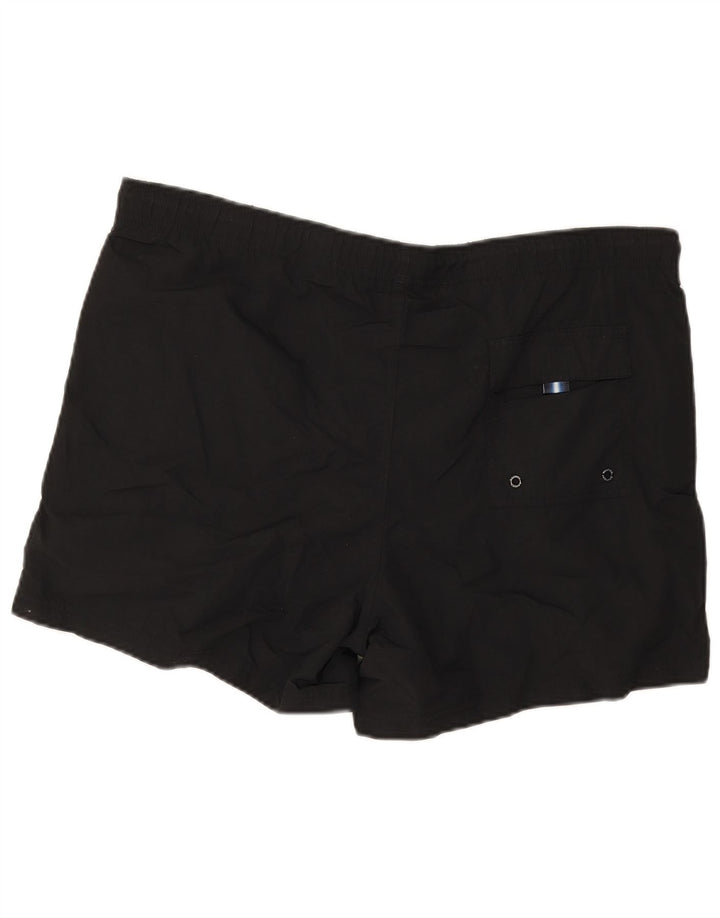 Pantaloni scurți de înot Nautica pentru bărbați, nailon mare, negru