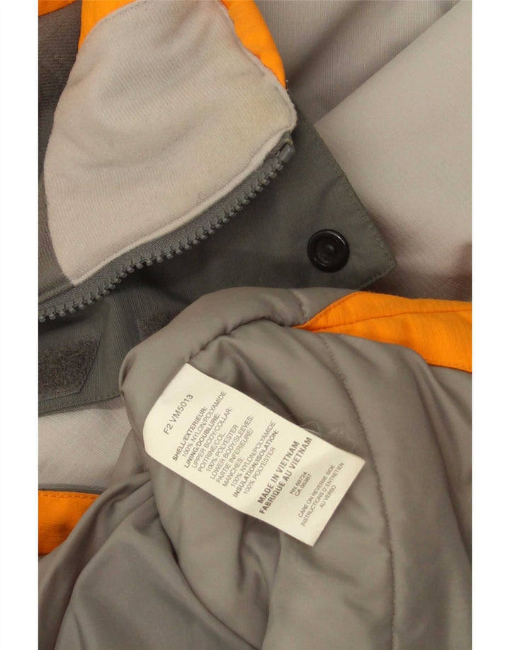 Jachetă de schi Columbia pentru bărbați cu glugă UK 40 mare, gri, poliamidă color bloc
