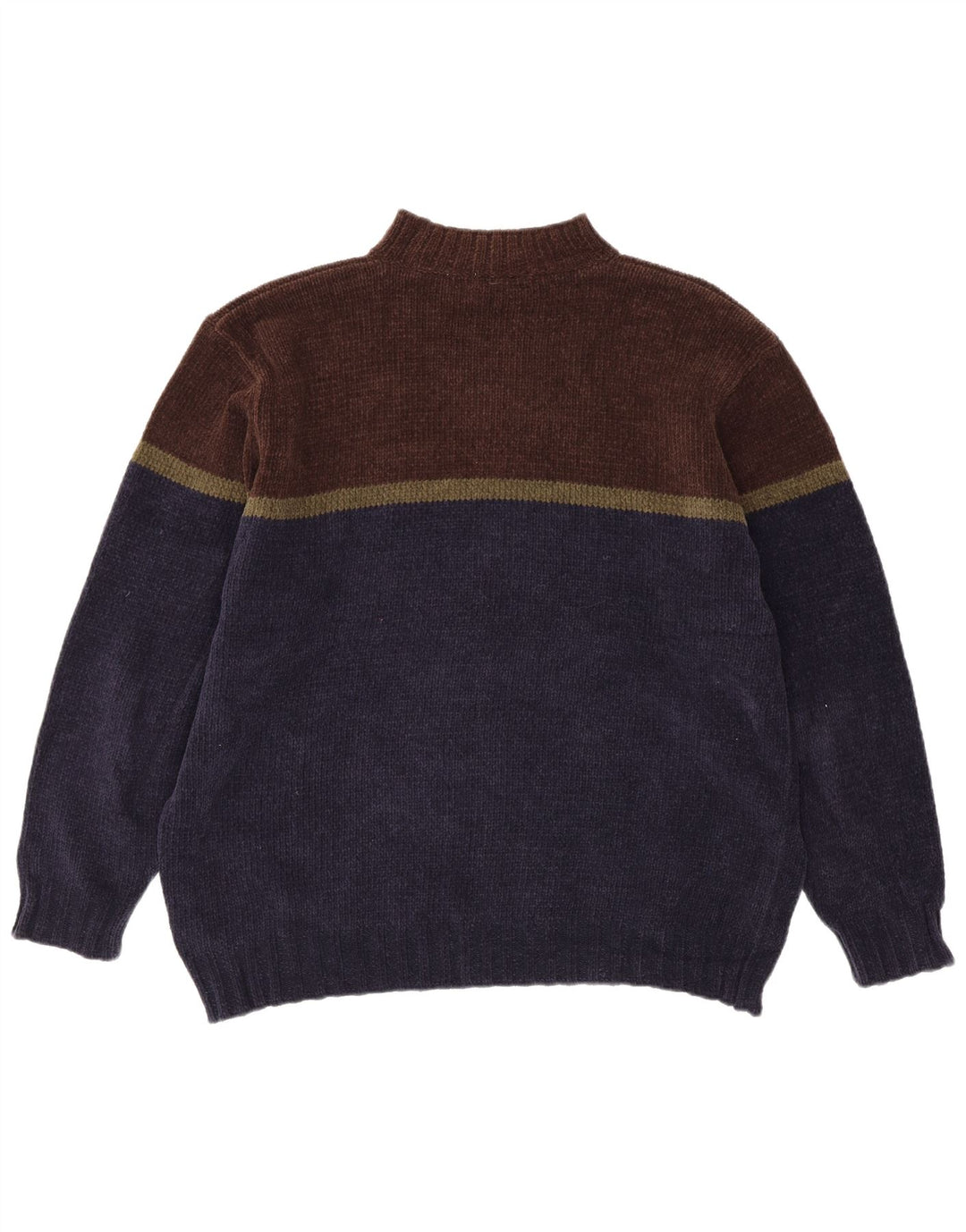 Pulover cu gât țestoasă pentru bărbați Marks & Spencer, XL, bleumarin, color block