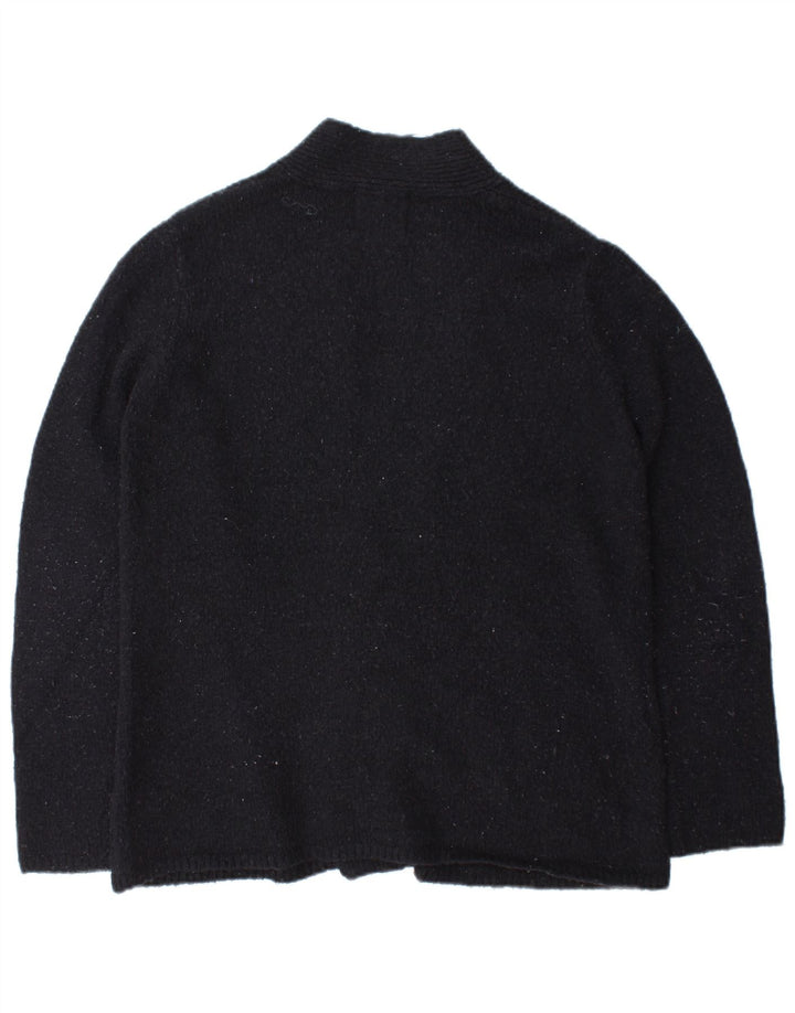 Pulover cardigan deschis pentru femei Zara UK 14 Medium Bleumarin