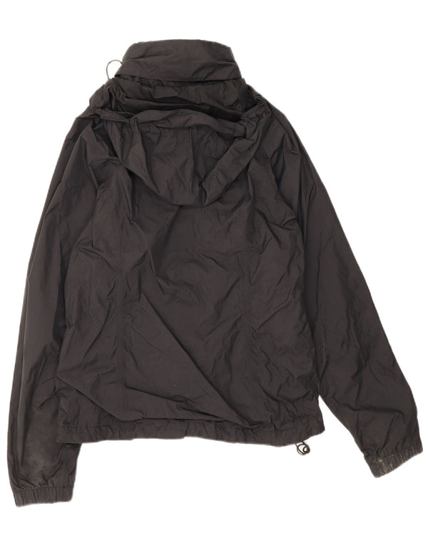 Jachetă de ploaie cu glugă The North Face pentru femei UK 10 Small Black Nylon
