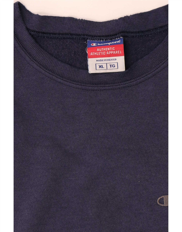 Pulover pentru bărbați Champion Pulover XL Bumbac bleumarin