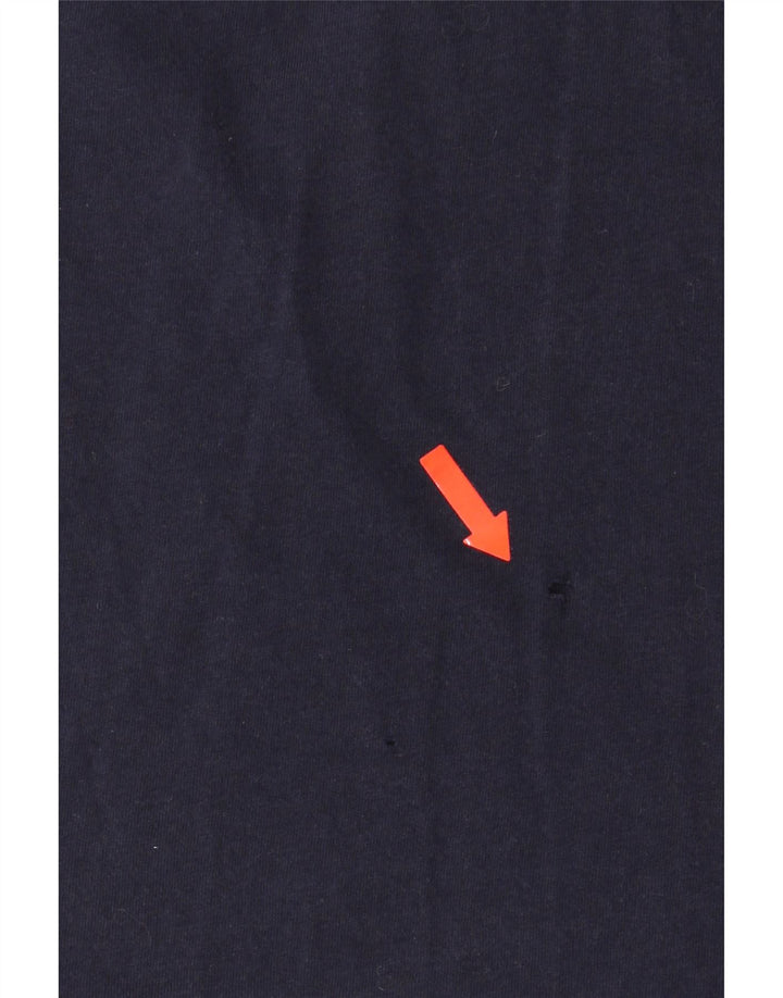 Tricou grafic Nike pentru bărbați Top mic din bumbac bleumarin