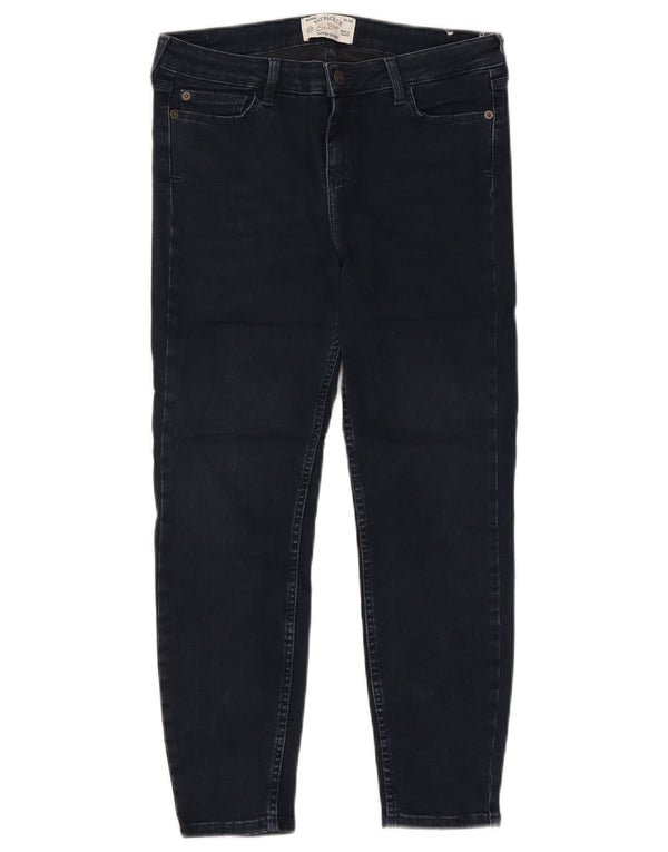 Fat Face Blugi Super Skinny Cropped Femei UK 12 Medium W30 L24 Bleumarin