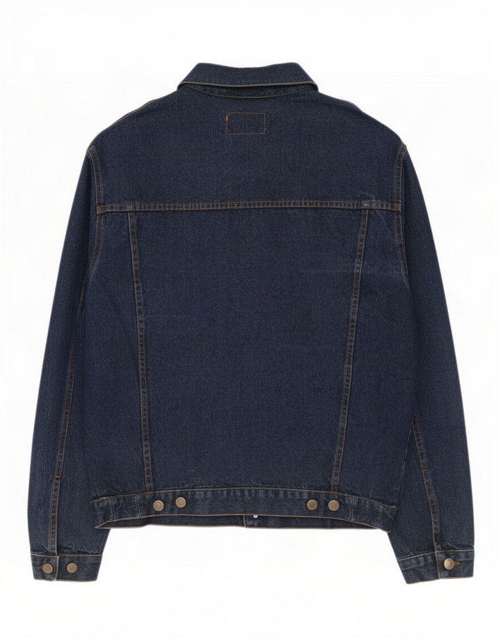 Jachetă de blugi vintage pentru bărbați UK 38 Medium Bleumarin