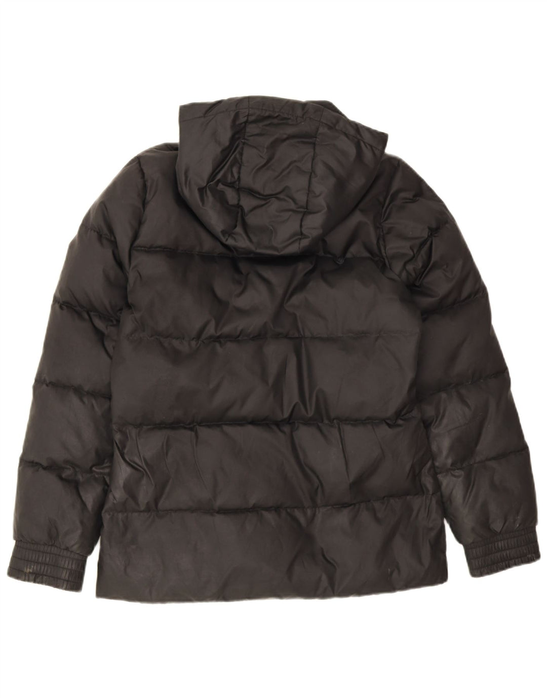 Jachetă căptușită cu glugă Adidas pentru femei UK 8/10 Poliester negru mic