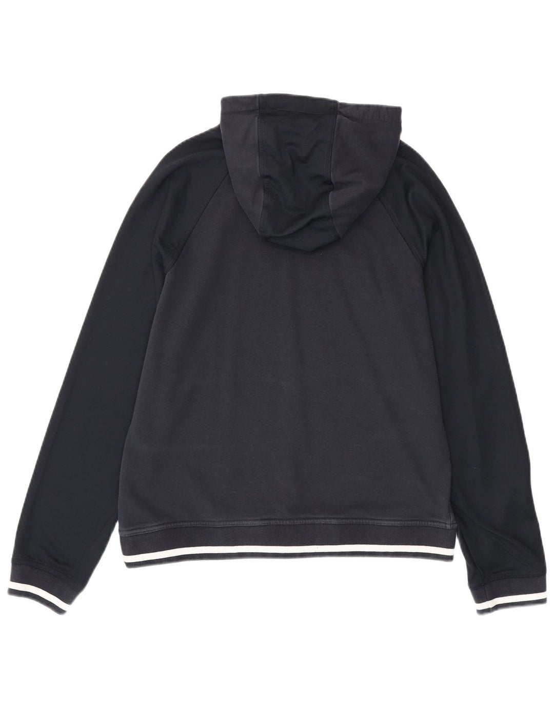 ARMANI EXCHANGE Pulover cu glugă cu grafică pentru bărbați, mare, albastru, bumbac