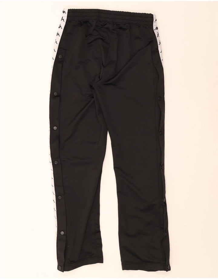Pantaloni de trening cu grafică pentru bărbați Kappa, mari, negri, color block
