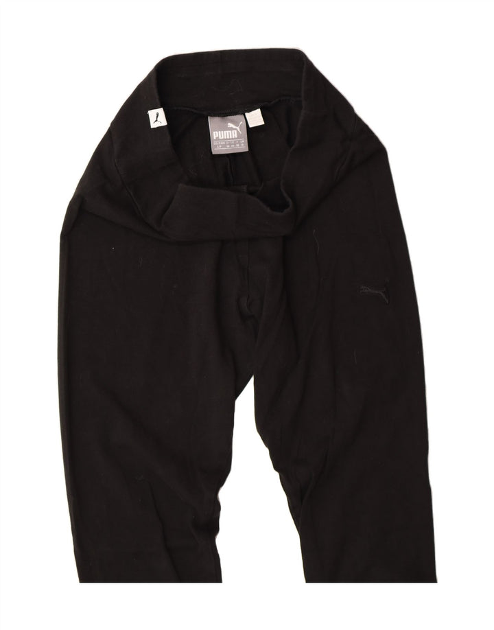 PUMA Womens Graphic Leggings UK 10 Small  Black Vintage Puma and Second-Hand Puma from Messina Hembry 