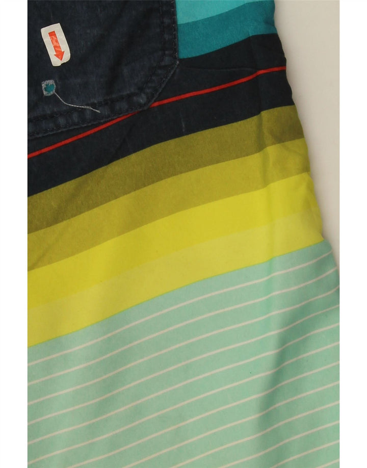 Pantaloni scurți de înot Billabong băieți 15-16 ani poliester cu dungi multicolore