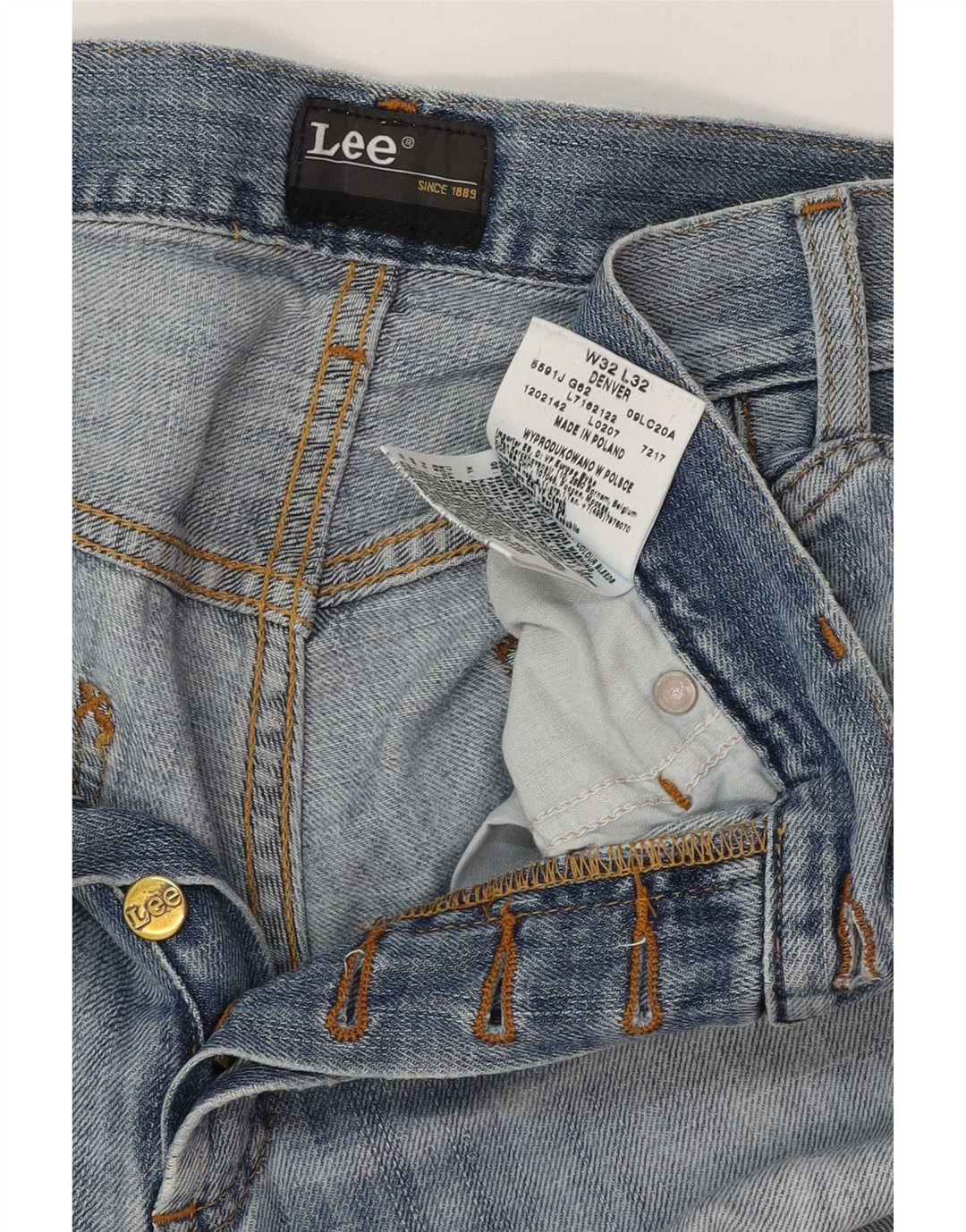 Blugi Lee Denver Bootcut pentru femei W32 L32 Bumbac albastru