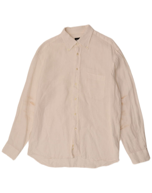 Roccobarocco Mens Shirt Large White