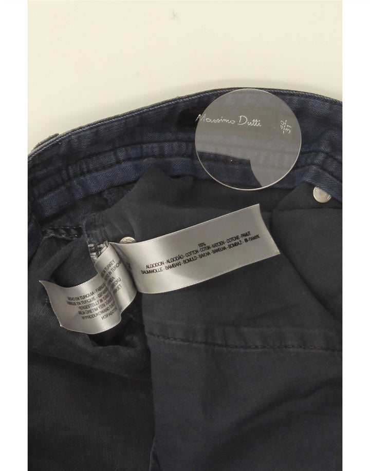 Massimo Dutti Blugi bărbați drepte EU 40 Medium W31 L30 Bumbac bleumarin