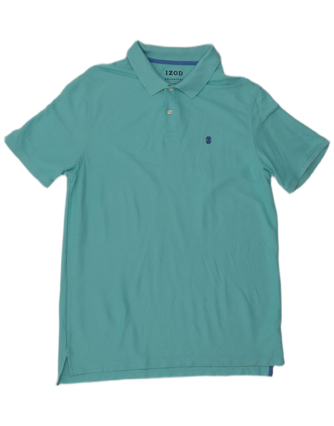 Tricou polo IZOD pentru bărbați, bumbac turcoaz mare