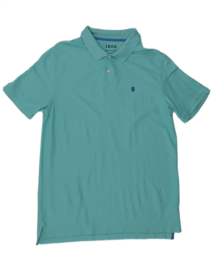 Tricou polo IZOD pentru bărbați, bumbac turcoaz mare