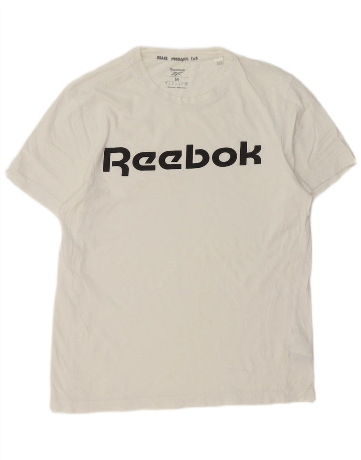 Tricou grafic pentru bărbați Reebok Top Medium White Bumbac