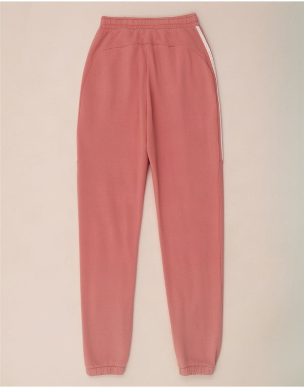 Pantaloni de trening Adidas pentru femei loose fit Joggeri UK 4/6 XS bumbac roz