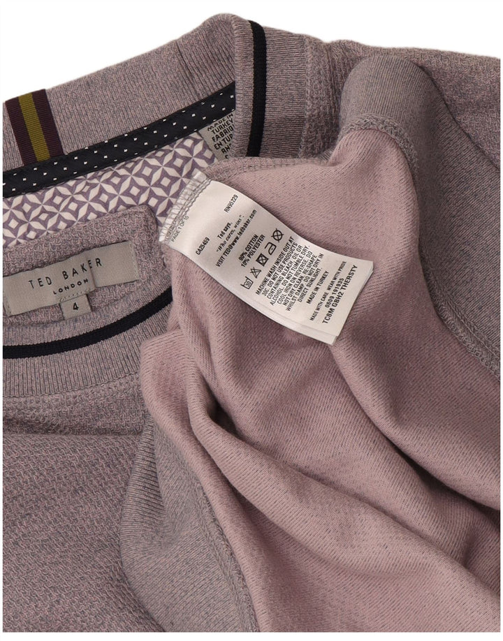 Hanorac pentru bărbați Ted Baker Pulover Mărimea 4 Bumbac violet mare