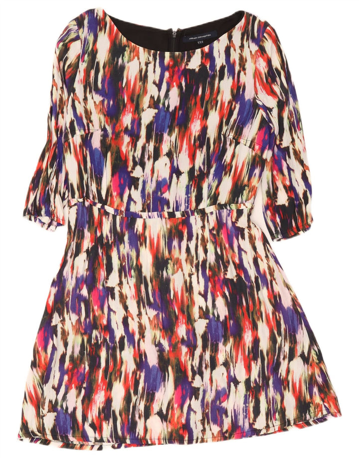 Rochie A-Line pentru femei French Connection UK 14, mare, multicoloră