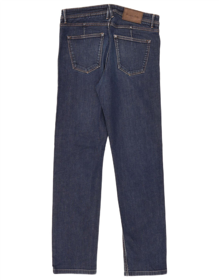 Blugi slim pentru bărbați Massimo Dutti EU 40 Medium W31 L30 Albastru