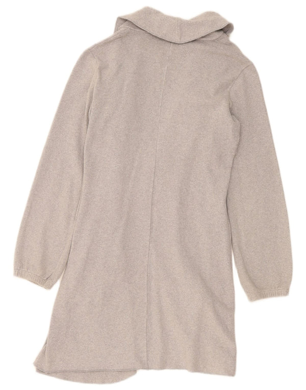 Pulover cardigan deschis pentru femei Benetton UK 14, gri mediu