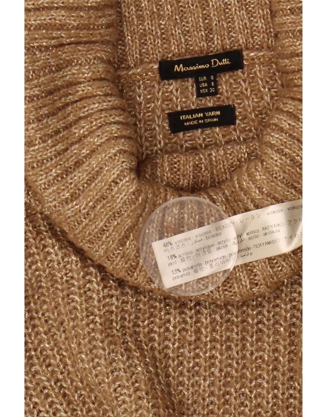 Pulover pentru femei Massimo Dutti cu gât rulat