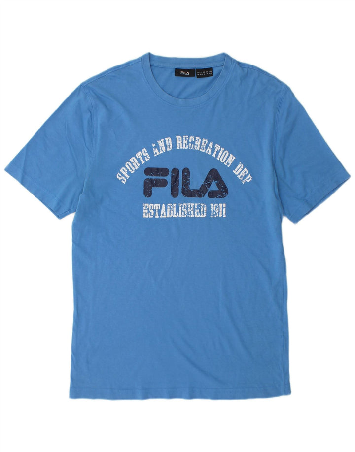 Tricou grafic pentru bărbați FILA Top Medium Blue