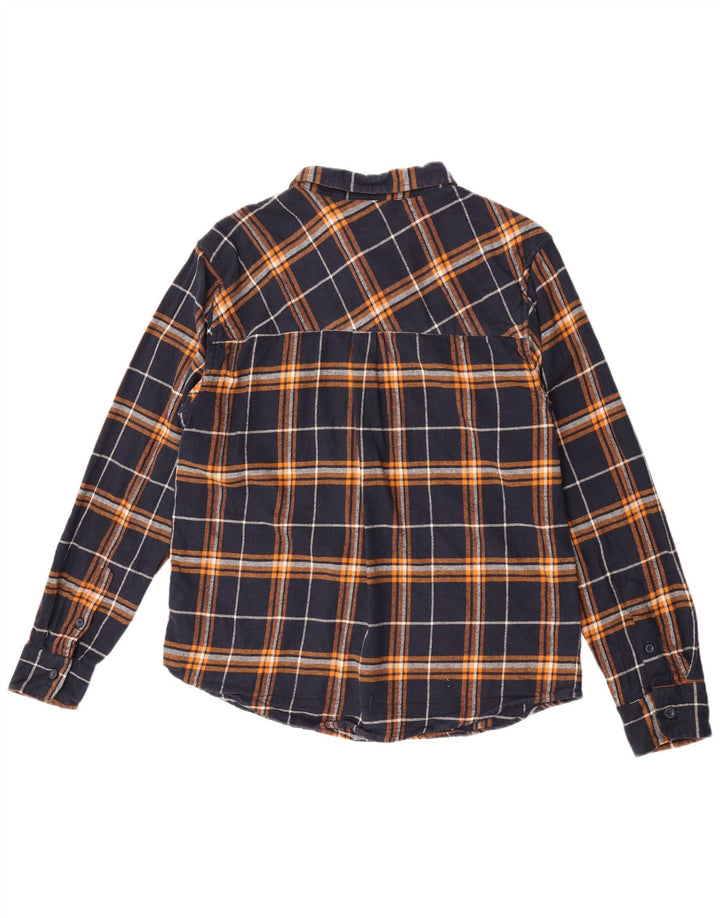 Cămașă de flanel pentru bărbați Mountain Warehouse, cu carouri mari bleumarin