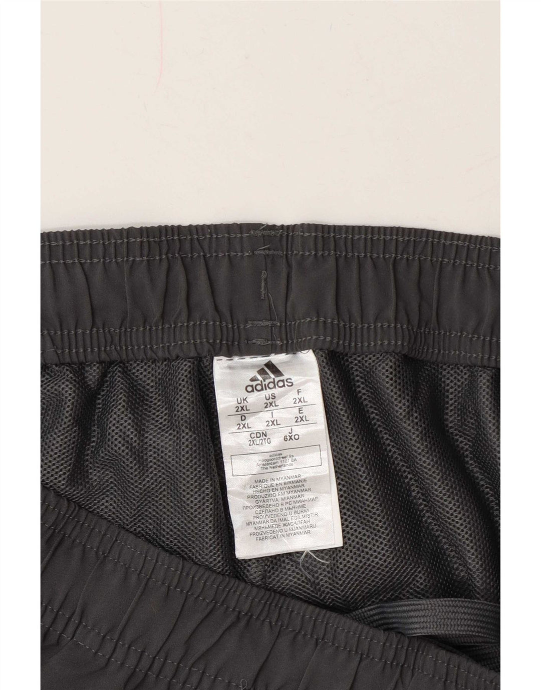 Pantaloni scurți sport pentru bărbați Adidas 2XL poliester gri