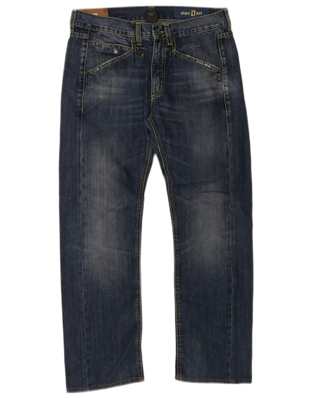 Blugi Dondup pentru bărbați standard drepti W32 L28 bleumarin