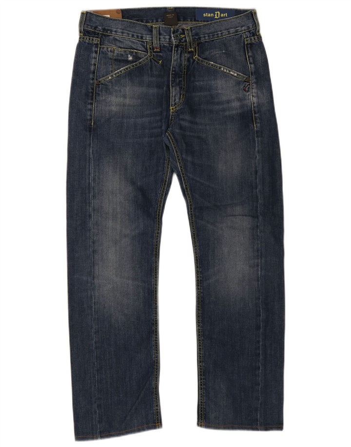 Blugi Dondup pentru bărbați standard drepti W32 L28 bleumarin