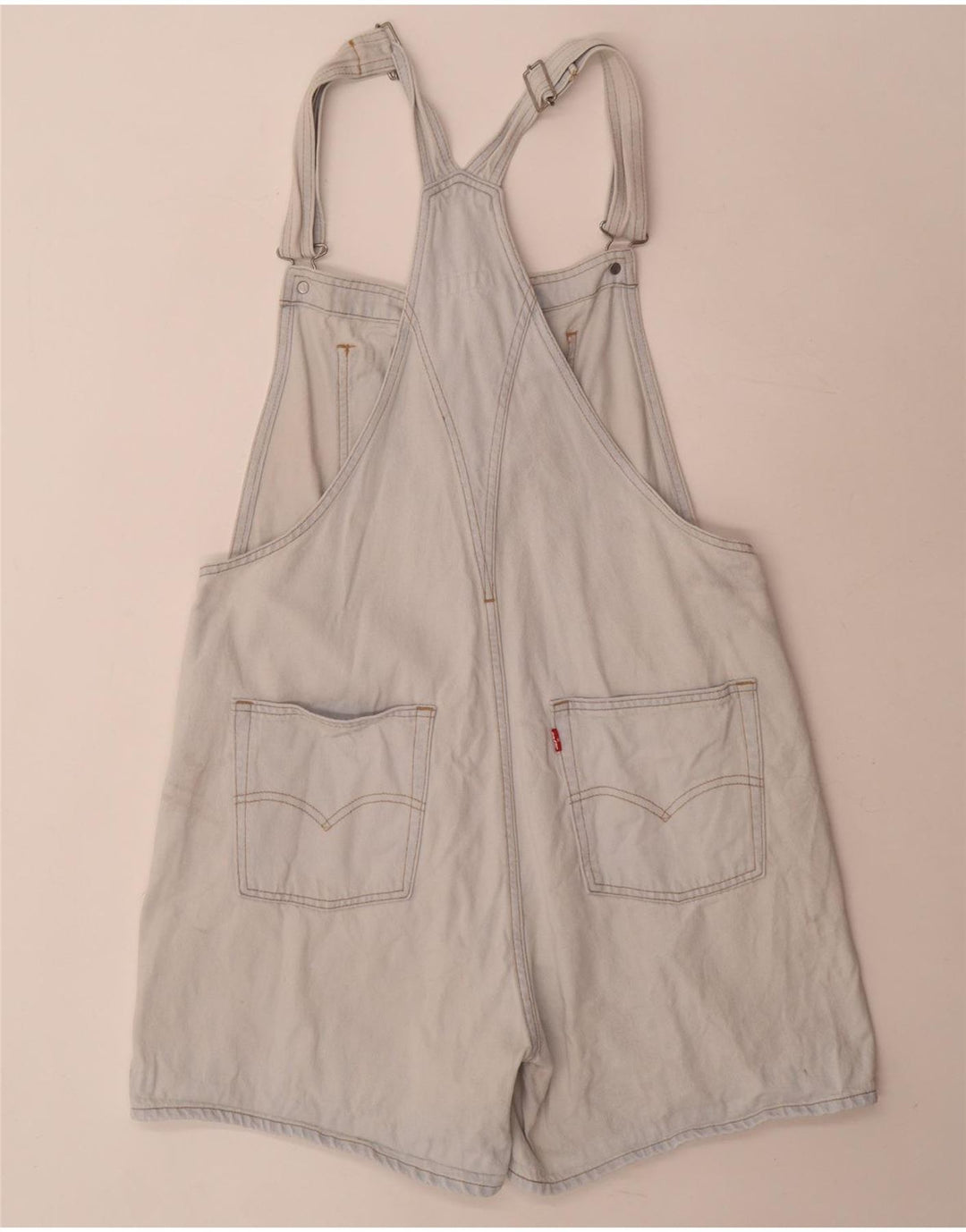 Pantaloni scurți din blugi Levi's pentru femei, mare W34, bumbac albastru