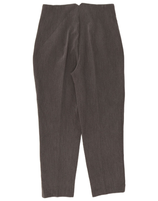 Pantaloni de costum pentru femei cu talie înaltă Zara L30 L26 Gri Poliester