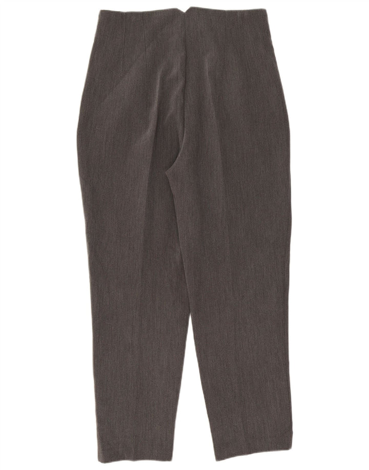 Pantaloni de costum pentru femei cu talie înaltă Zara L30 L26 Gri Poliester